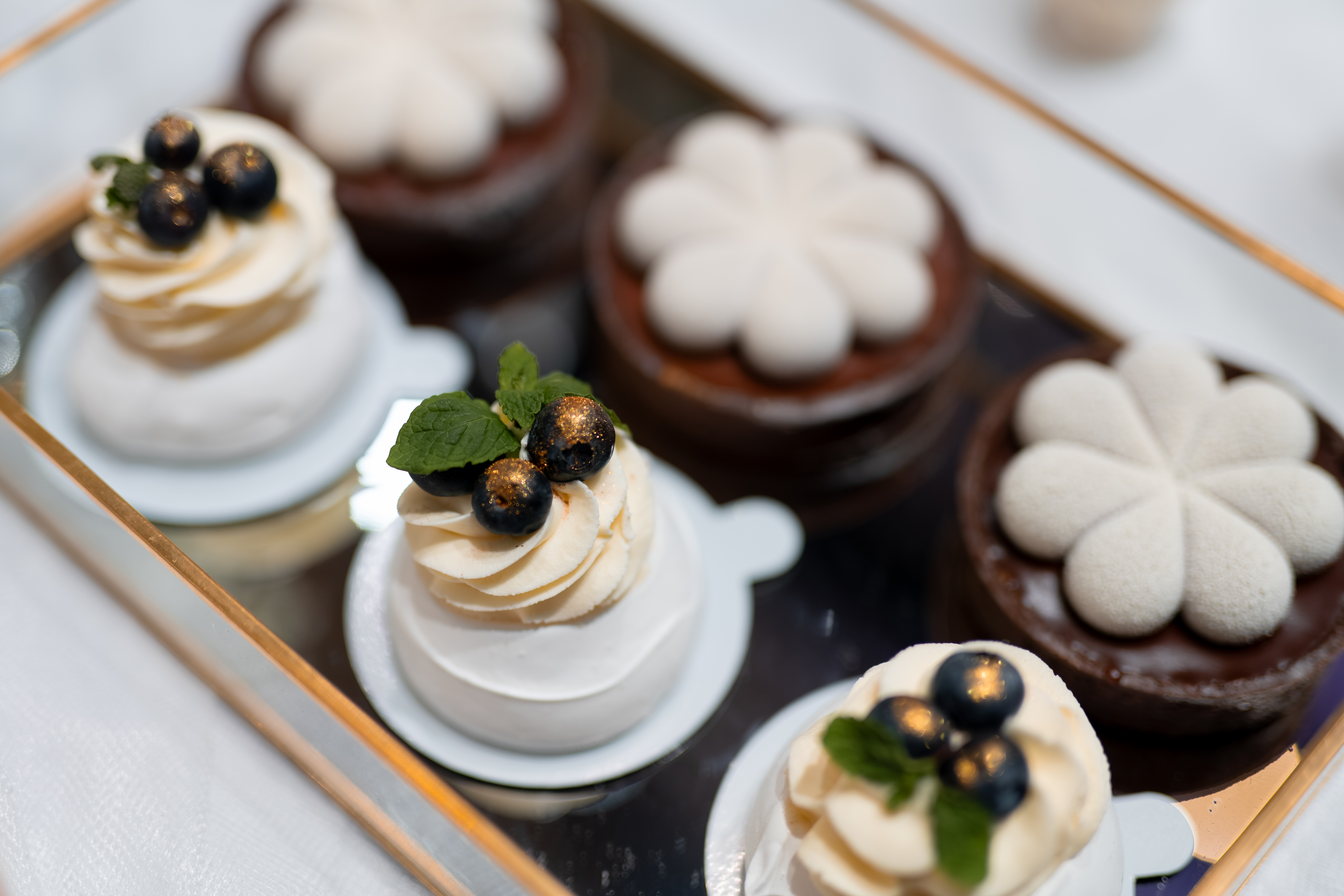 Tartaletki czekoladowe i kremowe